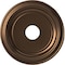 Ekena Millwork PVC Medallion (Canopies up to 9 1/2"), 16"OD x 3 1/2"ID x 1 3/8"P, Metallic Antique Brass CMP16TRCAB - alternate 1